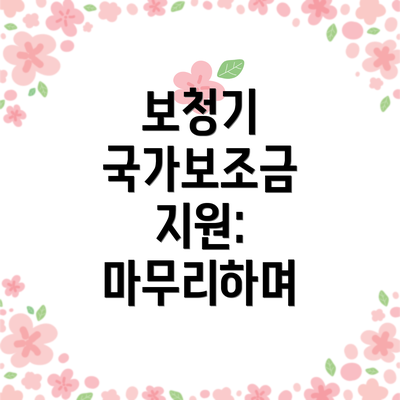 보청기 국가보조금 지원: 마무리하며