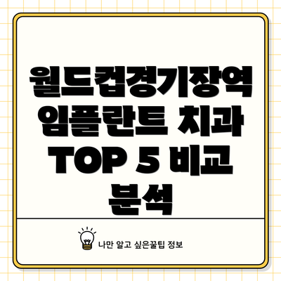 월드컵경기장역 임플란트 치과 선택 가이드:  꼼꼼하게 체크해보세요!