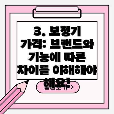 3. 보청기 가격: 브랜드와 기능에 따른 차이를 이해해야 해요!