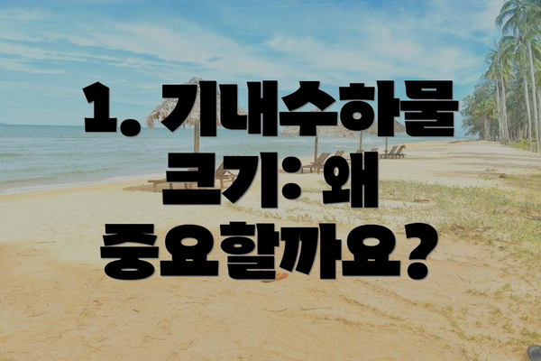 1. 기내수하물 크기: 왜 중요할까요?
