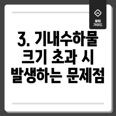 3. 기내수하물 크기 초과 시 발생하는 문제점