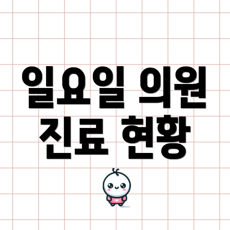 일요일 의원 진료 현황
