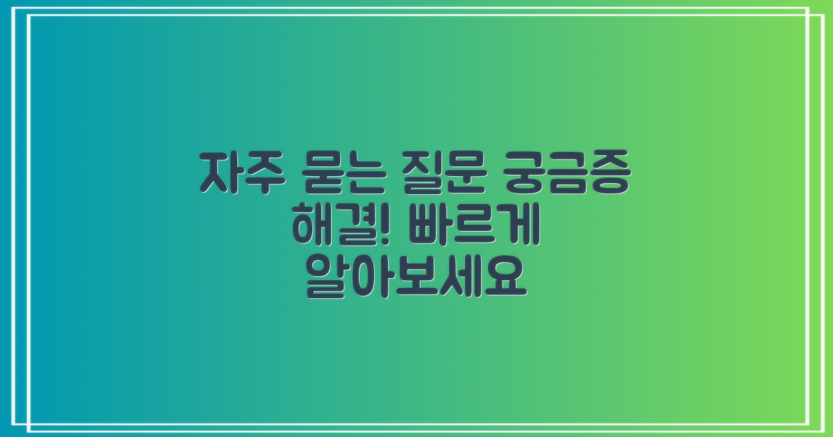 자주 묻는 질문